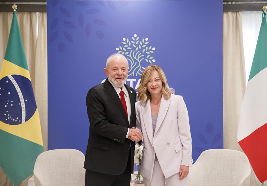 President Lula at the G7 Summit in Borgo Egnazia